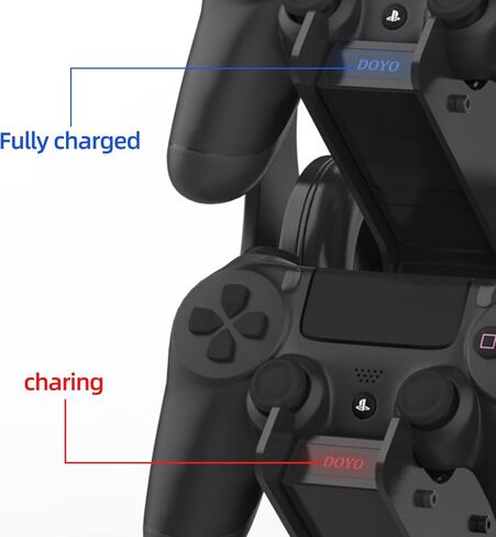 PS5 Controller Charging Station, Charger Headset Stand for PS5 Controllers 2 Hours Quick Charge LED Display Protective Chip Charging Dock for DualSense in Saudi Arabia