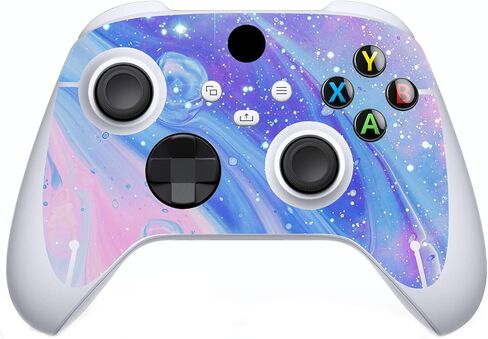PlayVital 3D Polygon Custom Vinyl Skins for Xbox Core Wireless Controller, Wrap Decal Cover Stickers for Xbox Series S Console Controller in Saudi Arabia