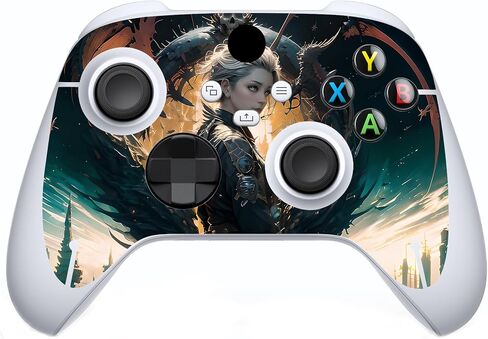 PlayVital 3D Polygon Custom Vinyl Skins for Xbox Core Wireless Controller, Wrap Decal Cover Stickers for Xbox Series S Console Controller in Saudi Arabia