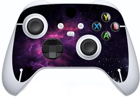 PlayVital Blue Galaxy Custom Vinyl Skins for Xbox Core Wireless Controller, Wrap Decal Cover Stickers for Xbox Series S Console Controller in Kuwait