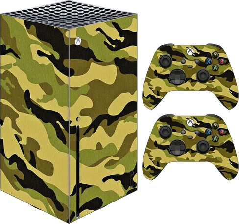 VWAQ Camouflage Skin Designed to Fit Xbox Series X Console and Controllers - XSRSX13 in Kuwait