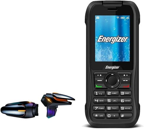 BoxWave Gaming Gear for Energizer Hardcase H240S (Gaming Gear by BoxWave) - Touchscreen QuickTrigger Auto, Trigger Buttons Autofire Gaming Mobile FPS for Energizer Hardcase H240S - Jet Black in Saudi Arabia