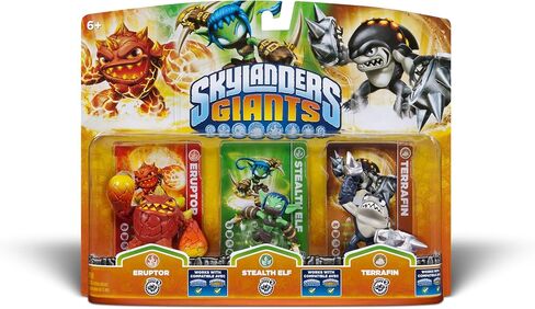 Activision Skylanders Giants Triple Pack #6 (Eruptor, Stealth Elf & Terrafin) in Saudi Arabia