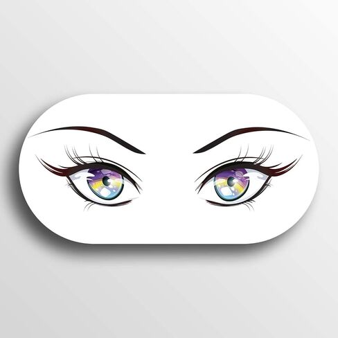 VR Headset Controller Decal Sticker - Oculus Quest 2 Front Eyes Skin - Black and White Sexy in Saudi Arabia