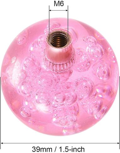 uxcell Joystick الكرة الأعلى مقبض روكر رئيس جولة ممر مكافحة لعبة DIY قطع استبدال كريستال الوردي الأصفر الأزرق الأخضر الأبيض 5 قطع in Kuwait