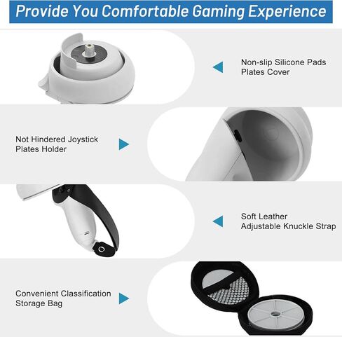 ملحقات الوزن PECOOVR لـ Meta Quest 2، مرفق وحدة التحكم لجميع ألعاب اللياقة البدنية Oculus Quest 2، دمبل للتمرين قابل للتعديل من أجل تجربة ممارسة الملاكمة ذات الضربات المعززة للواقع الافتراضي (غير متضمنة وحدات التحكم) in Kuwait