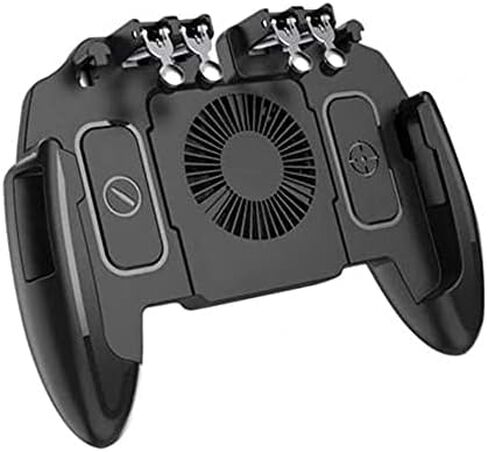 XIXIDIAN Gamepad Mobile Phone Radiator,Mobile Phone Game Controller Joystick Mobile Six-Finger Cooling Fan Gamepad Game Accessories in Saudi Arabia