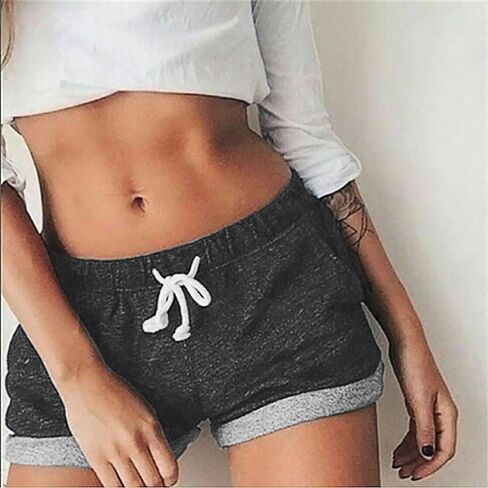 Shakumy Women Causal Running Workout Athletic Fitness Gym Yoga Shorts Stretch Lounge Shorts Summer Beach Shorts Hot Pants in Saudi Arabia