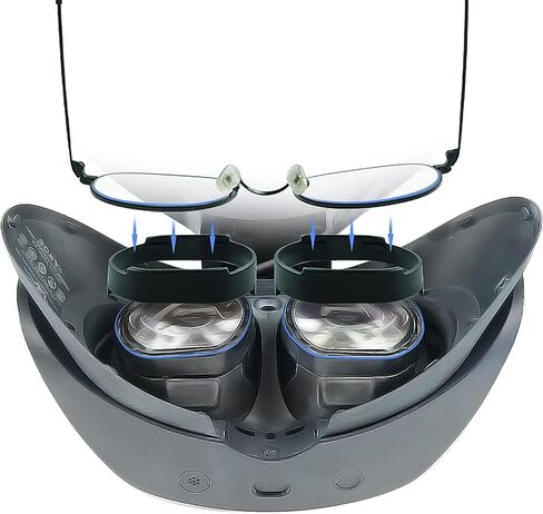 Glasses Spacer Protector for PSVR 2 Lens Anti-Scratch Ring glasses bumper Protecting Myopia Glasses from Scratching VR Lens Protector Accessories Compatible for Playstation VR2 in Saudi Arabia