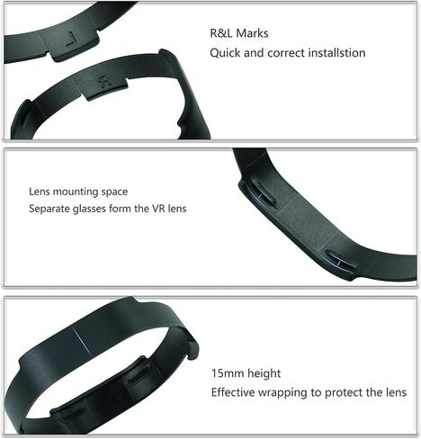 Glasses Spacer Protector for PSVR 2 Lens Anti-Scratch Ring glasses bumper Protecting Myopia Glasses from Scratching VR Lens Protector Accessories Compatible for Playstation VR2 in Saudi Arabia