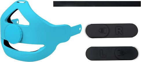 TNE Headband for Oculus Quest 2/Meta Quest 3 Headset Virtual Reality VR | Replacement Accessories for Quest 2/3 Elite Head Strap Reduce Head Pressure, Enhanced Support, Large Cushion (Blue) in Kuwait