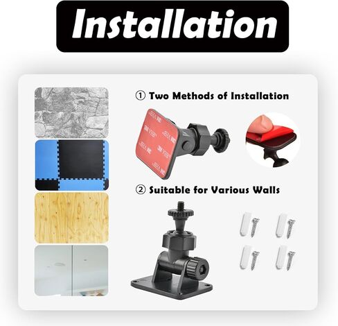 Wall Mount 1/4 Screw Mini Bracket for HTC Vive/Valve Index/Vive PRO Base Station, Universal Metal Wall Mount Bracket for VR Rift Sensor in Saudi Arabia