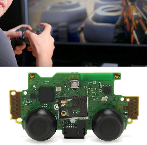 Gamepad Replacement Mainboard for PS4 Slim Gamepad JDM030, with Pair 3D Hat, Same Response and Function as Original, Game Consoles Joystick Controller Function Motherboard in Kuwait