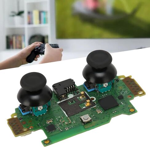 Gamepad Replacement Mainboard for PS4 Slim Gamepad JDM030, with Pair 3D Hat, Same Response and Function as Original, Game Consoles Joystick Controller Function Motherboard in Kuwait