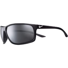 Nike Men's Adrenaline Polarized Rectangular Sunglasses, Anthracite/White, 66 mm in Saudi Arabia