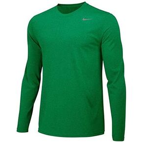 Nike Men's Team Legend Long Sleeve Crew, Apple Green/Cool Grey, Large in Kuwait