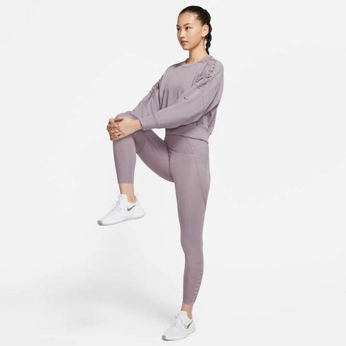 Nike Women's One Luxe Mid Rise 7/8 Laced Legging in Saudi Arabia