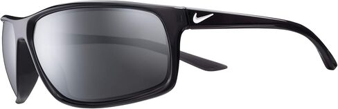 Nike Men's Adrenaline Polarized Rectangular Sunglasses, Anthracite/White, 66 mm in Saudi Arabia