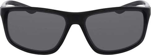 Nike Men's Adrenaline Polarized Rectangular Sunglasses, Anthracite/White, 66 mm in Saudi Arabia