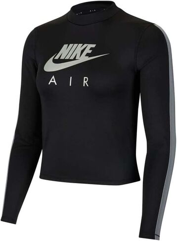 NIKE AIR WOMEN’S DRI-FIT LONG SLEEVES SWEATSHIRT ( X-SMALL ) Black in Saudi Arabia