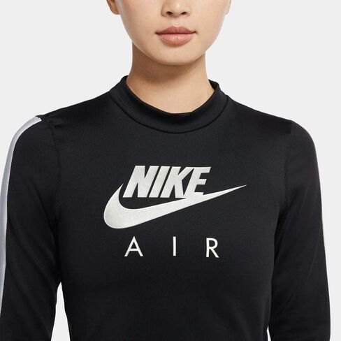 NIKE AIR WOMEN’S DRI-FIT LONG SLEEVES SWEATSHIRT ( X-SMALL ) Black in Saudi Arabia