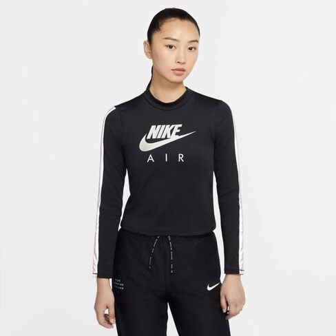 NIKE AIR WOMEN’S DRI-FIT LONG SLEEVES SWEATSHIRT ( X-SMALL ) Black in Saudi Arabia