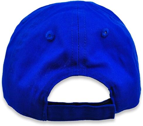 Nike Kid's Adjustable Solid Swoosh Cotton Baseball Cap (Game Royal(7A2319-U89)/White, 2-4T) in Saudi Arabia