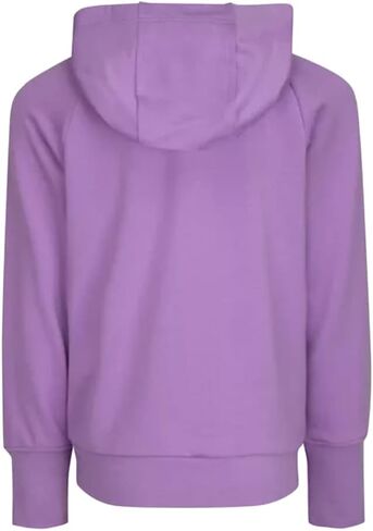 Nike Little Girl’s Full Zip Lightweight Violet Shock Fashion Hoodie, Iridescent Metallic Nike Swoosh Logo, Satin Tonal Front Pockets, Purple Zipper, Style 36I056/Color P85, Size 6 (5-6 Years Old) in Saudi Arabia