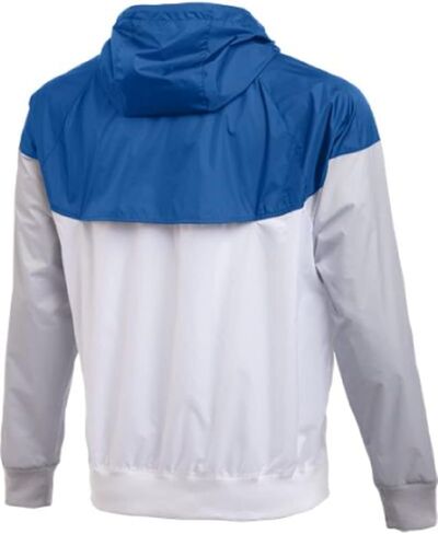 Nike Sportswear Windrunner Hooded Windbreaker Men's Jacket (Royal/White, X-Large) in Saudi Arabia