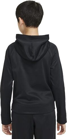 بلوفر بغطاء للرأس للتدريب من Nike Big Boys Therma Graphic (X-Large، أسود/أبيض، x_l) in Kuwait