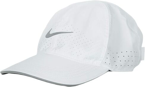Nike Men's White Featherlight Adjustable Performance Hat Cap in Saudi Arabia