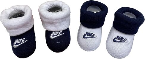 Nike Infant Baby Futura Booties 2 Pack (0-6 Months, O(NN0048-695)/W) in Saudi Arabia
