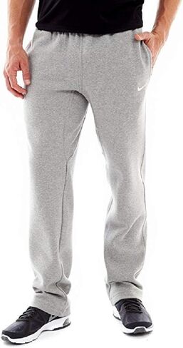 Nike Club Swoosh Men's Fleece Sweatpants Pants Classic Fit - Small - Light Heather Grey in Saudi Arabia