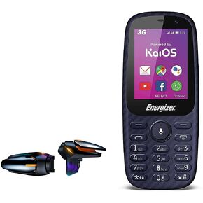 معدات ألعاب BoxWave متوافقة مع Energizer E241 (Gaming Gear by BoxWave) - شاشة اللمس QuickTrigger Auto، أزرار الزناد Autofire Gaming Mobile FPS لـ Energizer E241 - Jet Black in Kuwait