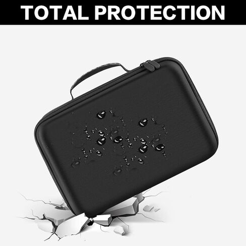 PAIYULE Carrying Case for Meta for Quest 3/ Oculus Quest 2 Advanced All-in-One Virtual Reality Headset/Touch Controllers/Elite Strap VR2 Accessories with Silicone Face Cover, Lens Protector-Black in Kuwait
