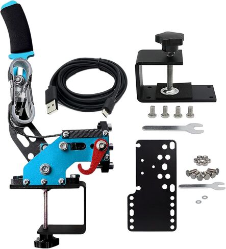 Obokidly Upgrade USB Handbrake Support G920 Compatible With XBOX ONE/XBOX ONE S For Simracing Game Sim Rig With Clamp Also Suitable For PC (Black) in Kuwait