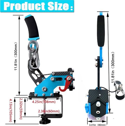 Obokidly Upgrade USB Handbrake Support G920 Compatible With XBOX ONE/XBOX ONE S For Simracing Game Sim Rig With Clamp Also Suitable For PC (Black) in Kuwait