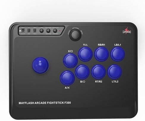 Mayflash F300 Arcade Fight Stick Joystick for Switch, Xbox Series X, PS4,PS3, Xbox One, Xbox 360, macOS, Windows, Steam Deck, NeoGeo mini, NeoGeo Arcade Stick Pro in Kuwait