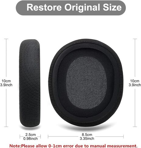 Arctis 9X Replacement Earpad Arctis Raw Ear Cushion Pads Compatible with SteelSeries Arctis1 Arctis3 Arctis5 Arctis7 Arctis9x Arctis Pro Arctis raw Gaming Headphones in Saudi Arabia