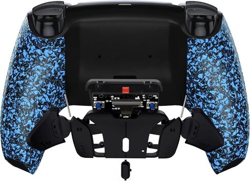 eXtremeRate White Rubberized Grip Programable RISE4 Remap Kit for PS5 Controller BDM 010 & BDM 020, Upgrade Board & Redesigned Back Shell & 4 Back Buttons for PS5 Controller - Controller NOT Included in Kuwait