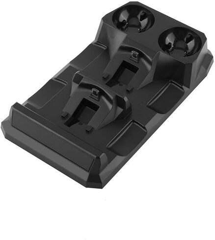 4 in 1 USB Charging Dock Station Charger Docking Cradle Stand for PS4 for Playstation 4 Slim/Pro PS Move Controller in Saudi Arabia