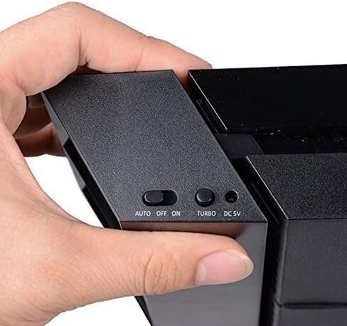 PS4 Cooling Fan 5 Fan System Station PS4 Turbo Fan USB External PS4 Cooler Temperature Control Cooling Fans - axGear in Saudi Arabia