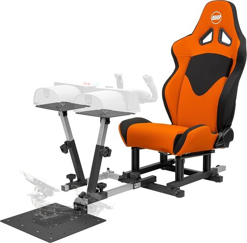 SimFab Modular Flight Simulator Cockpit For General, Civil and Commercial Aviation, MSFS Edition, Compatible With Logitech, Honeycomb, Turtle Beach, CH Products (Black) in Kuwait
