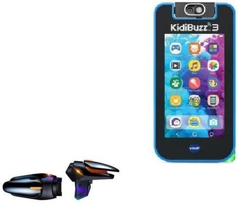 BoxWave Gaming Gear Compatible with VTech KidiBuzz 3 (Gaming Gear by BoxWave) - Touchscreen QuickTrigger Auto, Trigger Buttons Autofire Gaming Mobile FPS for VTech KidiBuzz 3 - Jet Black in Saudi Arabia
