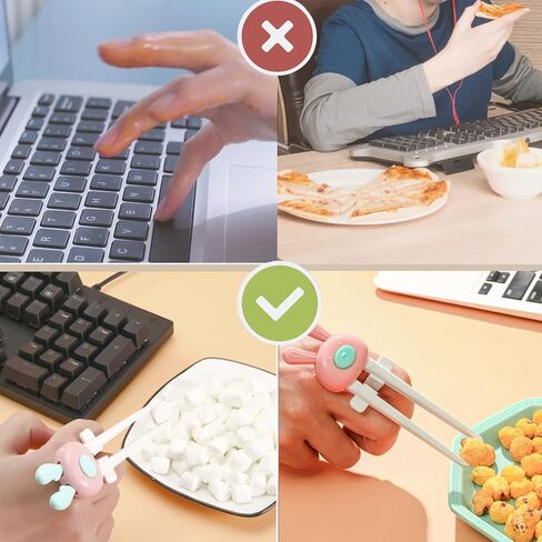 4pcs Gamer Finger Chopsticks, Snack Clips, Gaming Finger Sleeves, Game Controllers, Gaming Accessories, Mobile Phone Multicolor in Saudi Arabia