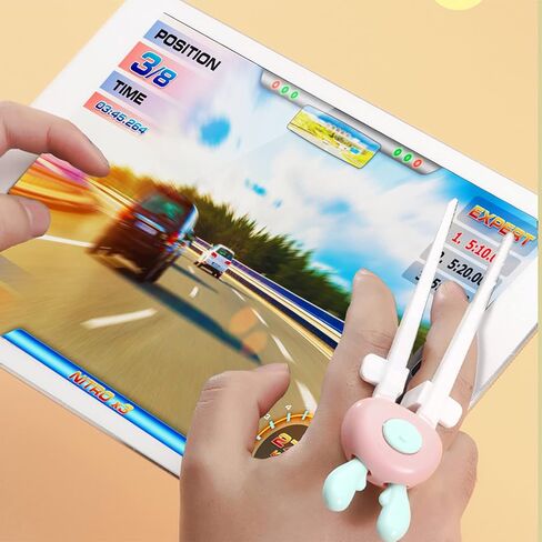 4pcs Gamer Finger Chopsticks, Snack Clips, Gaming Finger Sleeves, Game Controllers, Gaming Accessories, Mobile Phone Multicolor in Saudi Arabia