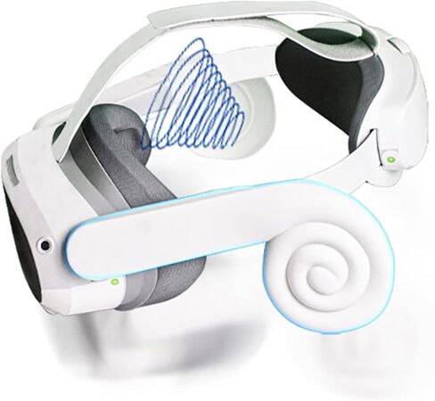Silicone Ear Muffs+Adjustable Head Strap+Lens Protector Cover+Thumb Rocker Stick Caps Set for Pico 4 VR Headset Accessories in Saudi Arabia