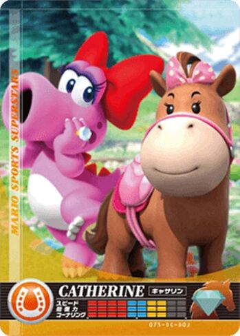 Nintendo Mario Sports Superstars Amiibo Card Horse Racing Birdo for Nintendo Switch, Wii U, and 3DS in Saudi Arabia