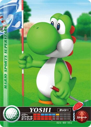 Nintendo Mario Sports Superstars Amiibo Card Golf Yoshi for Nintendo Switch, Wii U, and 3DS in Saudi Arabia