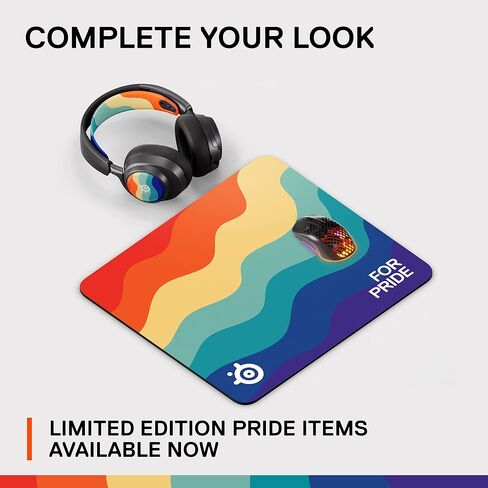 حزمة Arctis Nova Booster - إصدار محدود من أجل Pride - ملحق سماعة الألعاب - عصابة رأس من النايلون - يمكن تخصيصها باستخدام لوحات مكبر الصوت الفريدة - تصميم قوس قزح in Saudi Arabia